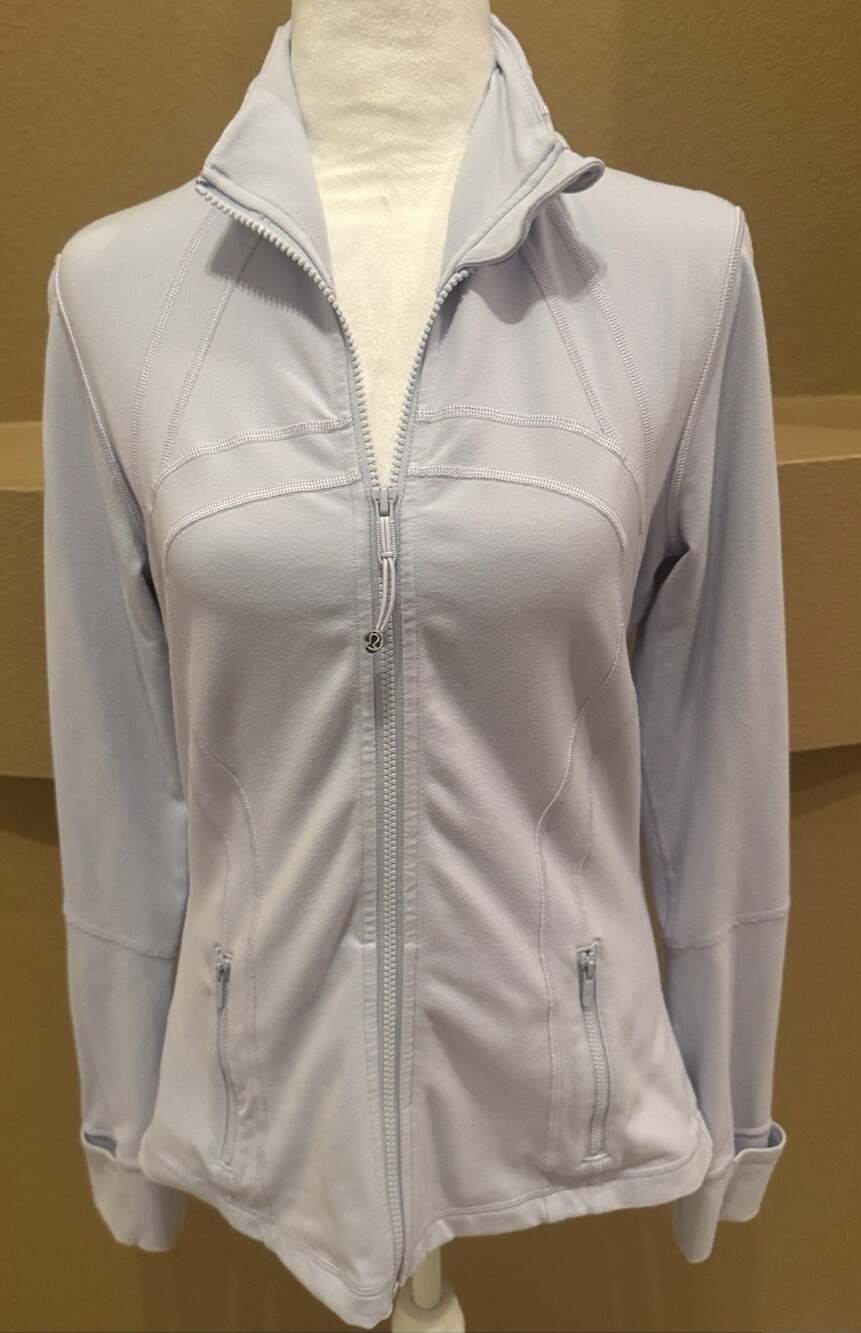 Lululemon Define Jacket Lavender Light Prpl FullZip Size 10
